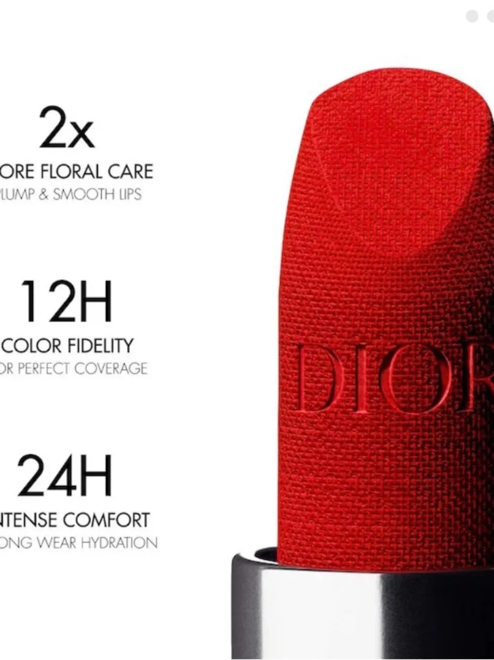 Christian Dior Red Velvet Iconic 999 Lipstick Mini New